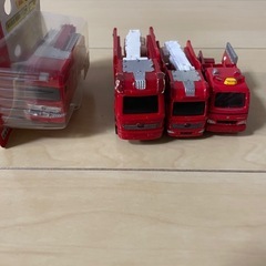トミカ　消防車　ハッピーセット　セット売りの画像