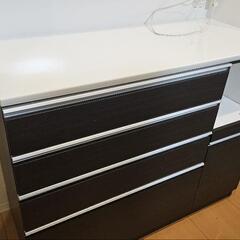 ニトリ キッチンボード 幅120cm×高200cm×奥34cmの画像