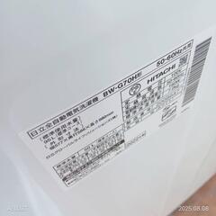 🉐🉐AH010　新生活応援　日立　22年製　7㌔洗濯機の画像