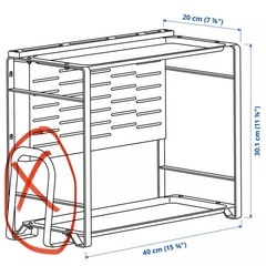 【受渡者決定しました】 IKEA  イケア　キッチン収納　調味料台 ナイフホルダーの画像
