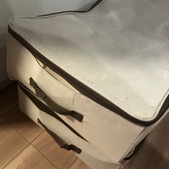 収納ケース　布製　２つの画像