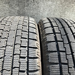 13インチ　スタッドレスタイヤ付　155/65R13 ice FRONTAGE 4本　PCD100 4穴　4J +42の画像