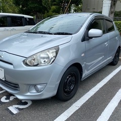 安い‼️コミ車検2年　低走行　三菱 ミラージュ シルバー 大阪の画像