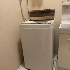 【終了】Haier 全自動洗濯機 JW-C55D／5.5kg／2022年製の画像