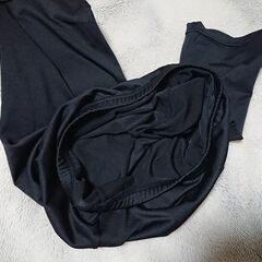 ♣　ブラックスパッツ　レディース　黒パン　5分丈　ショート丈　サイズＭ~Ｌ　ヒップ85~98　身長150~165の画像