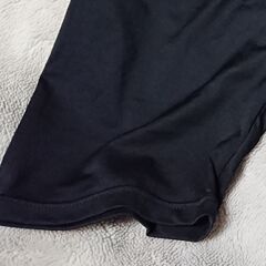 ♣　ショートスパッツ　レディース　黒パン　ショート丈　ブラック　サイズＪＭ~Ｌ　ヒップ９５～１１３　身長１５０～１６５　の画像