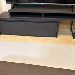 ~50V/アイリスオーヤマ テレビ台 STS-100U-Bの画像