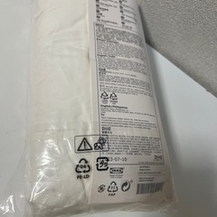 【現地引き取り限定】IKEA DVALA（ドヴァーラ）ボックスシーツ ホワイトの画像