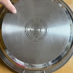 MEYER マイヤー 両手鍋 2.8L ダブルステンレス ホットポットガラス蓋付の画像
