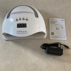 ネイルライト ジェルネイル LED 48W UV LEDライト 硬化ライト 人感センサー ローヒートモード レジンクラフトの画像