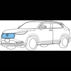 ホンダ　ヴェゼル　RV5 フロントグリル　MC後　ハイブリッド　新車外しの画像