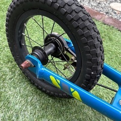 LOGキッカー　キッズバイク　ストライダー　ブレーキ付き　ストッパー付きの画像