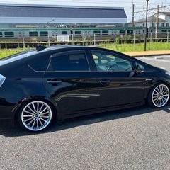 プリウスプリウス30ハイブリット（黒色）カスタムカー車検R９年2月の画像