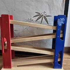 ニチガンオリジナル わくわくコースター 木のおもちゃの画像