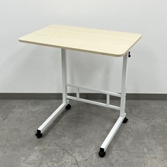 SNT781 昇降式 コの字型 サイドテーブル キャスター付き ベッドサイド 介護 パソコン 在宅の画像