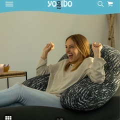 Yogibo Luxe Support Light Grayの画像