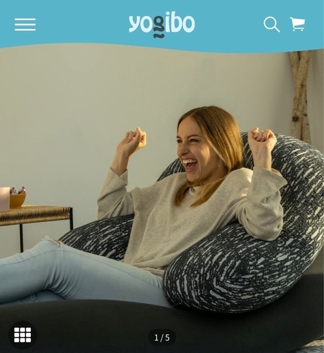 Yogibo Luxe Support Dark Gray