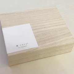 【取引中】toumei トウメイ 箔 coval 3枚セット 木箱入りの画像