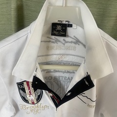 Karl Kani GOLF カールカナイ　ゴルフ　ポロシャツ　刺繍　サイズLの画像
