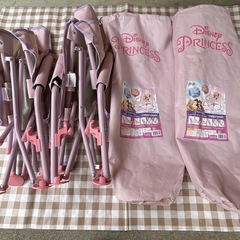 折りたたみ ローチェア プリンセス 新品の画像