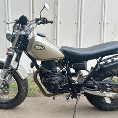 【動画あり】TW200 DG07J カスタム　スパトラ ヤマハ　バッテリーレスの画像