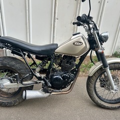 【動画あり】TW200 DG07J カスタム　スパトラ ヤマハ　バッテリーレスの画像