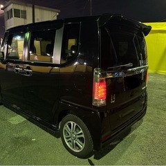 平成25年登録！N-Boxブラックカスタム車検対応可能！の画像