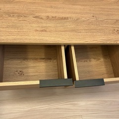 木製
テレビ台引き出し２個の画像