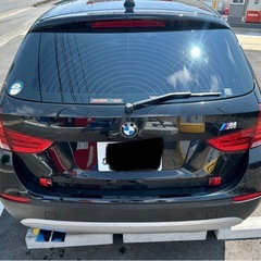 BMW X1 8万キロ代　車検付きドラレコカーナビETCレーダー付きの画像