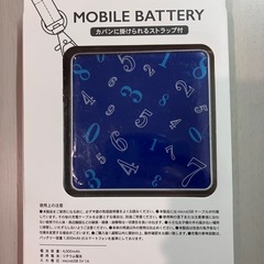 【募集締め切りました】モバイルバッテリー 4000mAhの画像
