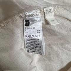 【GU】シャツワンピの画像