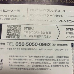 無料乗船券　神戸クルーズ　コンチェルト　ルミナス神戸2②の画像