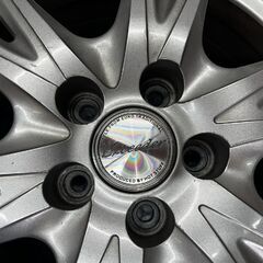 HOT STUFF Exceeder ホットスタッフ エクシーダー 社外ホイール 15インチ 4本 6J5HPCD100+43 プリウス カローラ ウィッシュ等　(SHA008)の画像