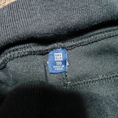 UNIQLOキッズジャージーパンツ130cmの画像