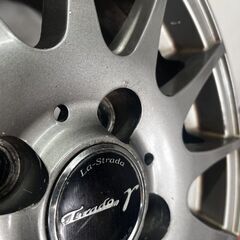 阿部商会 La-Strada Tirado r ラ・ストラーダ ティラード 14インチ 4本 5.5J4HPCD100+42 ルーミー タンク トール ブーン等　(SHB009) の画像
