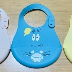 【エプロン②】【バーバピカリ】【シリコン】【離乳食】の画像