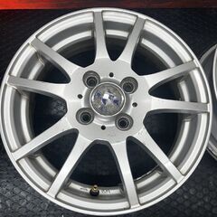 Weds G-Mach ウェッズ 社外ホイール 14インチ 4本 4.5J4HPCD100+45 ルークス スペーシア タント N-BOX ムーヴ ミライース等　(SHC011)の画像