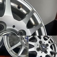 Weds G-Mach ウェッズ 社外ホイール 14インチ 4本 4.5J4HPCD100+45 ルークス スペーシア タント N-BOX ムーヴ ミライース等　(SHC011)の画像
