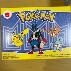 マクドナルドのポケモンおもちゃ7個コンプセットの画像