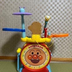 アンパンマン ドラム キーボード マイク付き 説明書あり 動作確認済み(一部音NG)の画像