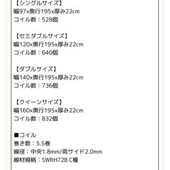マットレスの画像