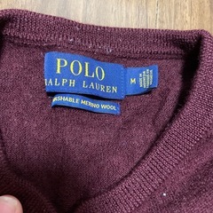 ポロ　秋物ニット　M メンズの画像