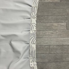 パーム柄カーテン1組の画像