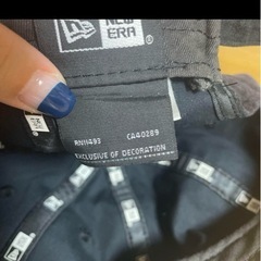 New Era 黒　ベースボールキャップの画像