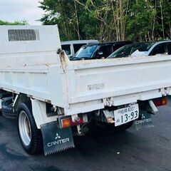 乗って帰れます：総額140万円：車検R8年04月27日まで：平成16年03月：三菱　キャンター　ダンプ 2トン車：MT　5速：4万キロ：下取り可能の画像