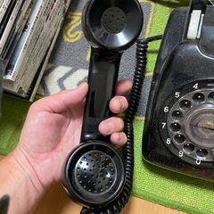 黒ダイヤル電話の画像