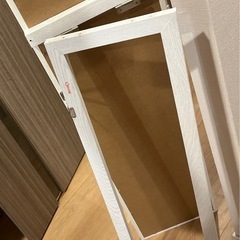 【ニトリ】(スタンド修理要)姿見/スタンドミラー/白の画像