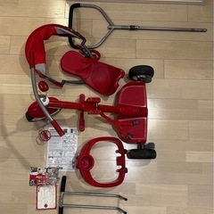 超レア　廃盤品RADIO FLYER 三輪車 赤 2人乗り　ラジオフライヤーの画像