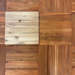 新品未使用 パーケットフローリング　クリアオイル塗装の画像