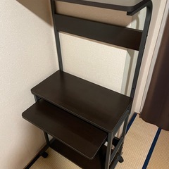 ニトリ　スリム　パソコンデスクの画像